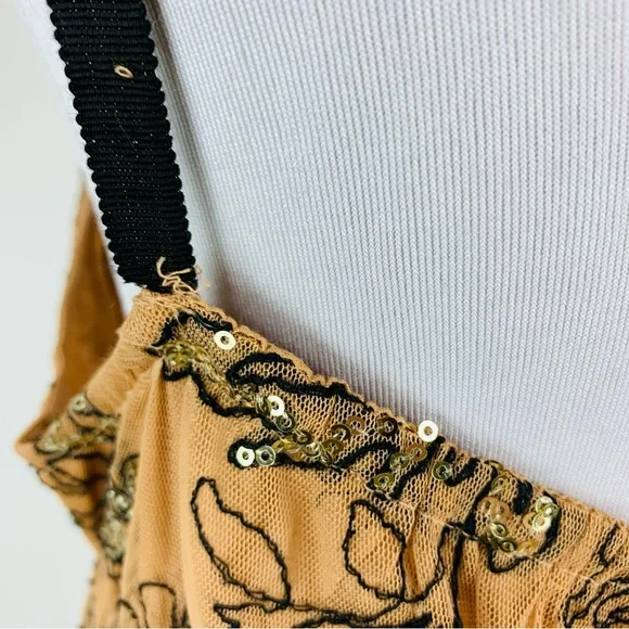 Anthropologie Bloggers Favorite Sequin Tulle Maxi Dress Small - Picture 12 of 14